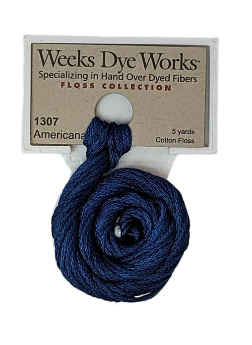 1307 Americana | Weeks Dye Works 6 Strand Floss