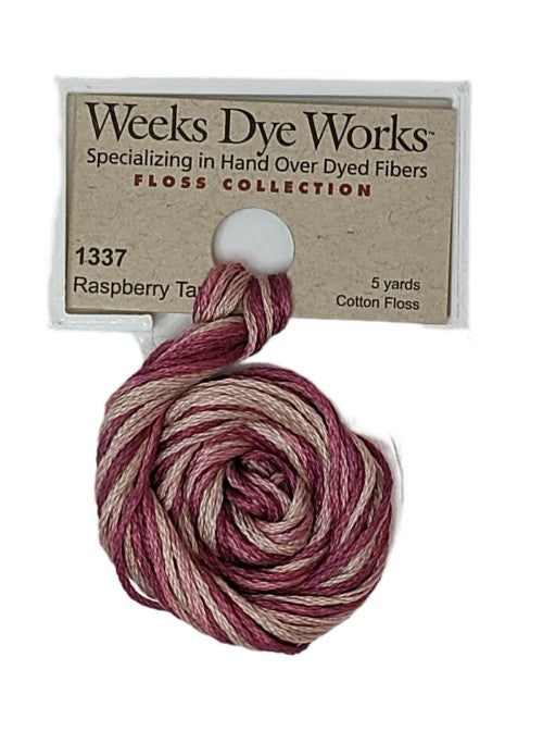 1337 Raspberry Tart | Weeks Dye Works 6 Strand Floss-Cross Stitch-Weeks Dye Works-Millennial Fabrics