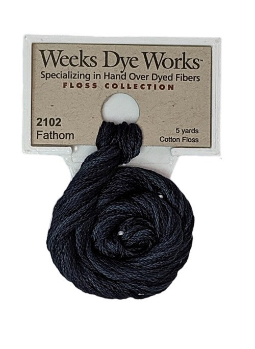 2102 Fathom | Weeks Dye Works 6 Strand Floss