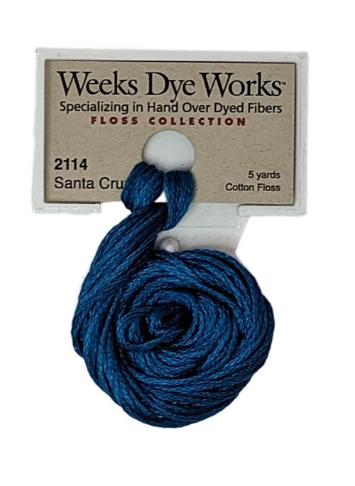 2114 Santa Cruz | Weeks Dye Works 6 Strand Floss-Cross Stitch-Weeks Dye Works-Millennial Fabrics