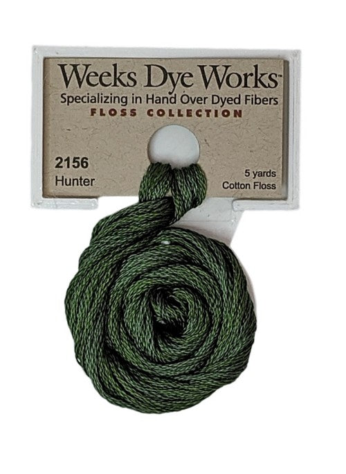2156 Hunter | Weeks Dye Works 6 Strand Floss-Cross Stitch-Weeks Dye Works-Millennial Fabrics
