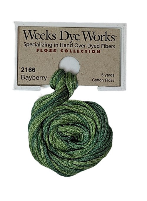 2166 Bayberry | Weeks Dye Works 6 Strand Floss-Cross Stitch-Weeks Dye Works-Millennial Fabrics