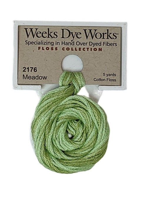 2176 Meadow | Weeks Dye Works 6 Strand Floss-Cross Stitch-Weeks Dye Works-Millennial Fabrics