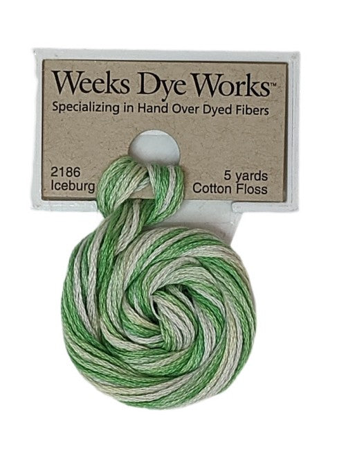 2186 Iceberg | Weeks Dye Works 6 Strand Floss-Cross Stitch-Weeks Dye Works-Millennial Fabrics