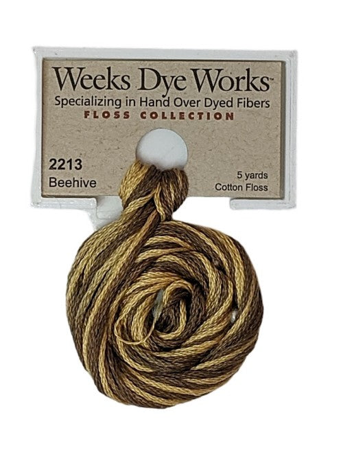 2213 Beehive | Weeks Dye Works 6 Strand Floss-Cross Stitch-Weeks Dye Works-Millennial Fabrics