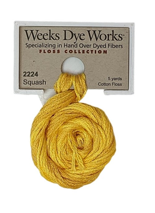 2224 Squash | Weeks Dye Works 6 Strand Floss-Cross Stitch-Weeks Dye Works-Millennial Fabrics
