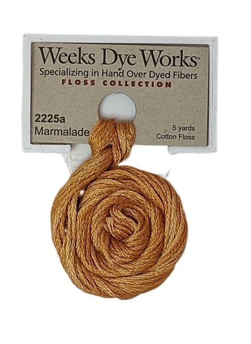 2225a Marmalade | Weeks Dye Works 6 Strand Floss-Cross Stitch-Weeks Dye Works-Millennial Fabrics