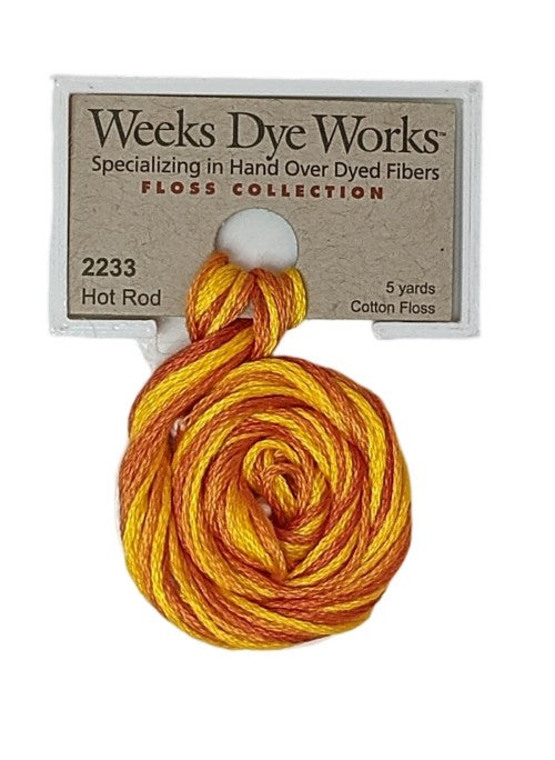 2233 Hot Rod | Weeks Dye Works 6 Strand Floss-Cross Stitch-Weeks Dye Works-Millennial Fabrics