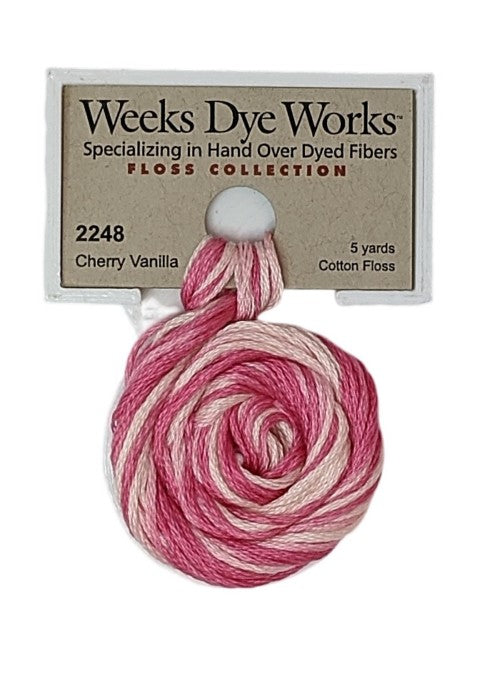 2248 Cherry Vanilla | Weeks Dye Works 6 Strand Floss-Cross Stitch-Weeks Dye Works-Millennial Fabrics