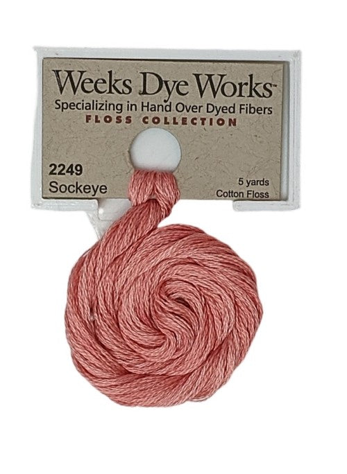 2249 Sockeye | Weeks Dye Works 6 Strand Floss-Cross Stitch-Weeks Dye Works-Millennial Fabrics