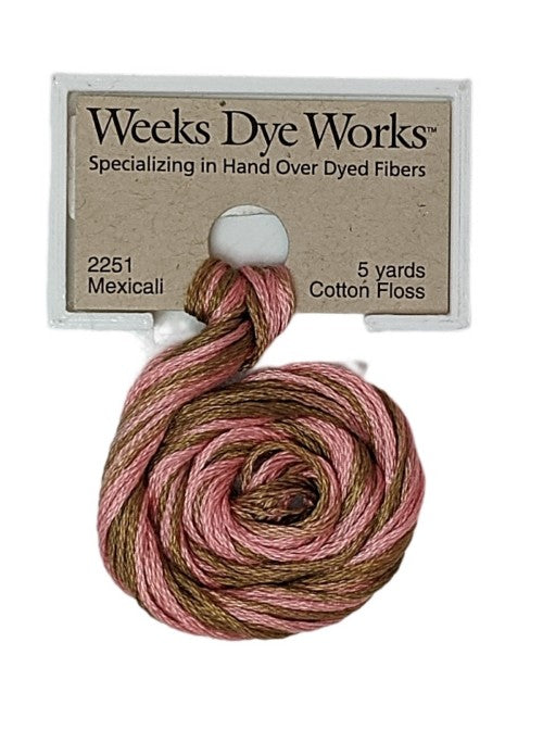 2251 Mexicali | Weeks Dye Works 6 Strand Floss-Cross Stitch-Weeks Dye Works-Millennial Fabrics