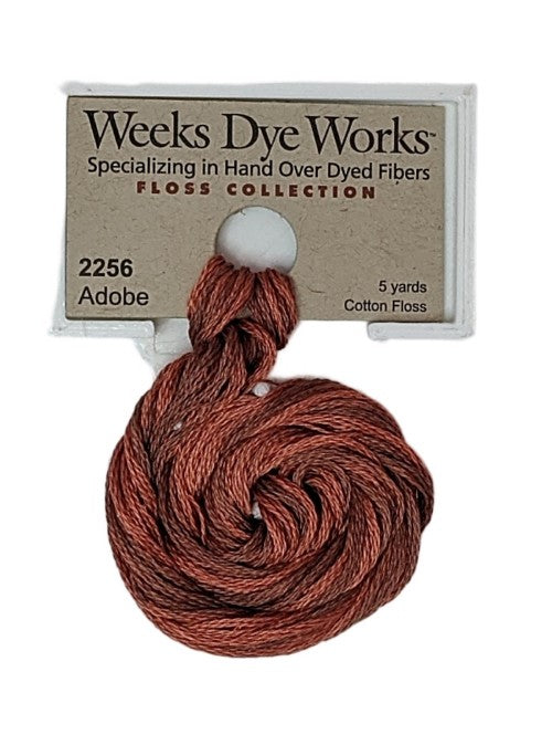 2256 Adobe | Weeks Dye Works 6 Strand Floss-Cross Stitch-Weeks Dye Works-Millennial Fabrics