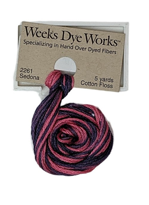 2261 Sedona | Weeks Dye Works 6 Strand Floss-Cross Stitch-Weeks Dye Works-Millennial Fabrics
