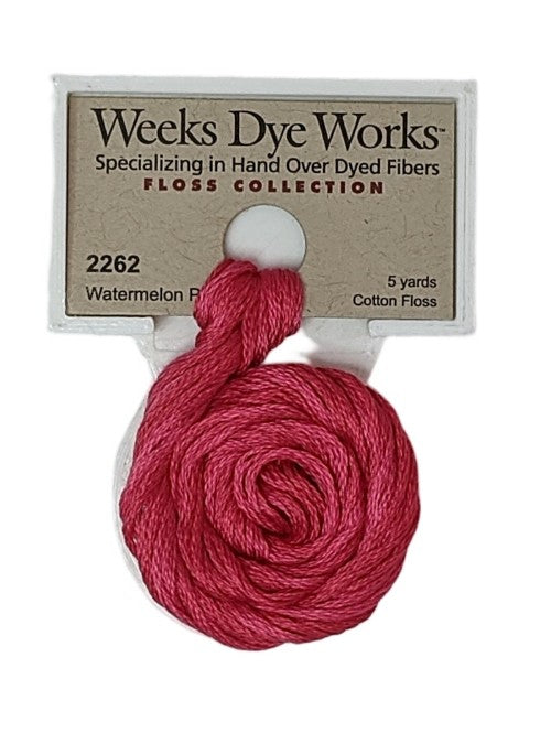 2262 Watermelon Punch | Weeks Dye Works 6 Strand Floss