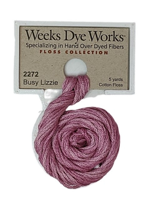 2272 Busy Lizzie | Weeks Dye Works 6 Strand Floss-Cross Stitch-Weeks Dye Works-Millennial Fabrics