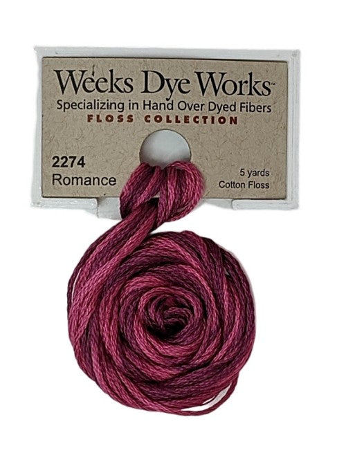 2274 Romance | Weeks Dye Works 6 Strand Floss