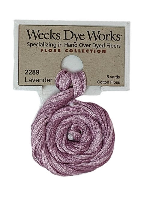 2289 Lavender Rose | Weeks Dye Works 6 Strand Floss-Cross Stitch-Weeks Dye Works-Millennial Fabrics