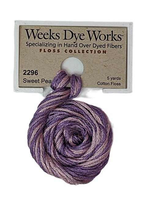 2296 Sweet Pea | Weeks Dye Works 6 Strand Floss-Cross Stitch-Weeks Dye Works-Millennial Fabrics