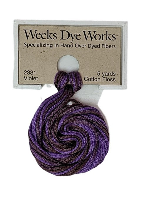 2331 Violet | Weeks Dye Works 6 Strand Floss