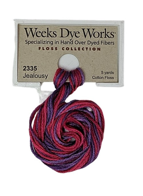 2335 Jealousy | Weeks Dye Works 6 Strand Floss-Cross Stitch-Weeks Dye Works-Millennial Fabrics