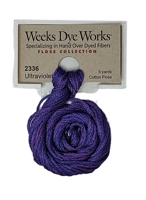 2336 Ultraviolet | Weeks Dye Works 6 Strand Floss