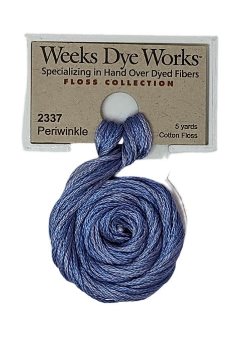 2337 Periwinkle | Weeks Dye Works 6 Strand Floss-Cross Stitch-Weeks Dye Works-Millennial Fabrics
