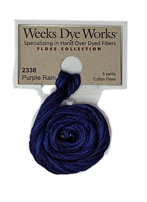 2338 Purple Rain | Weeks Dye Works 6 Strand Floss