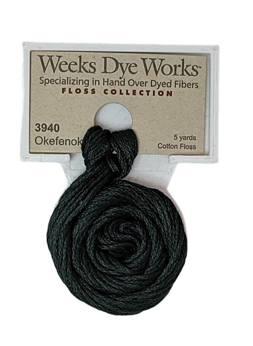 3940 Okefenokee | Weeks Dye Works 6 Strand Floss
