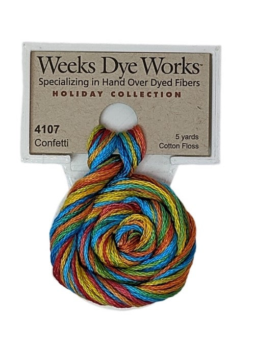 4107 Confetti | Weeks Dye Works 6 Strand Floss