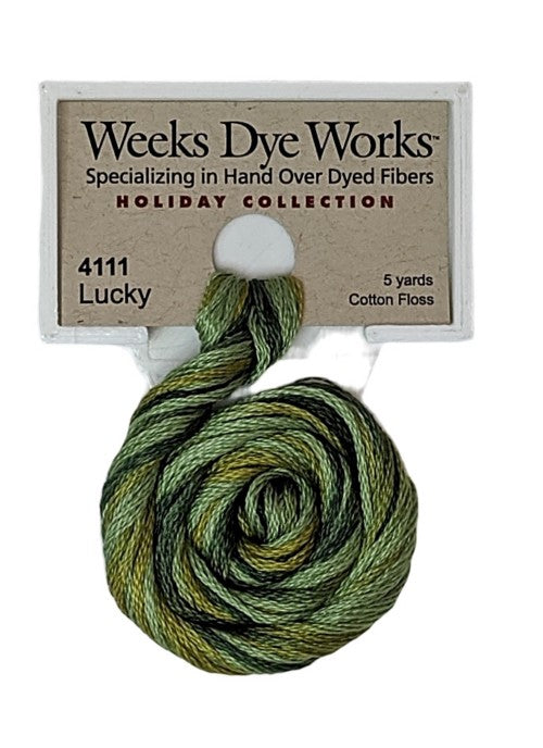 4111 Lucky | Weeks Dye Works 6 Strand Floss-Cross Stitch-Weeks Dye Works-Millennial Fabrics