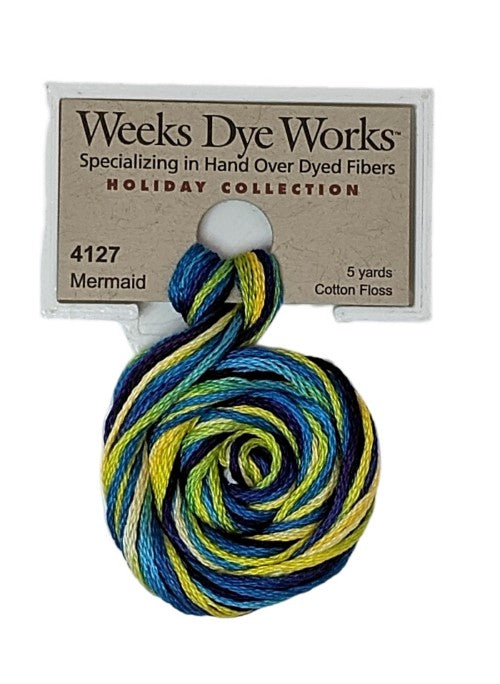 4127 Mermaid | Weeks Dye Works 6 Strand Floss