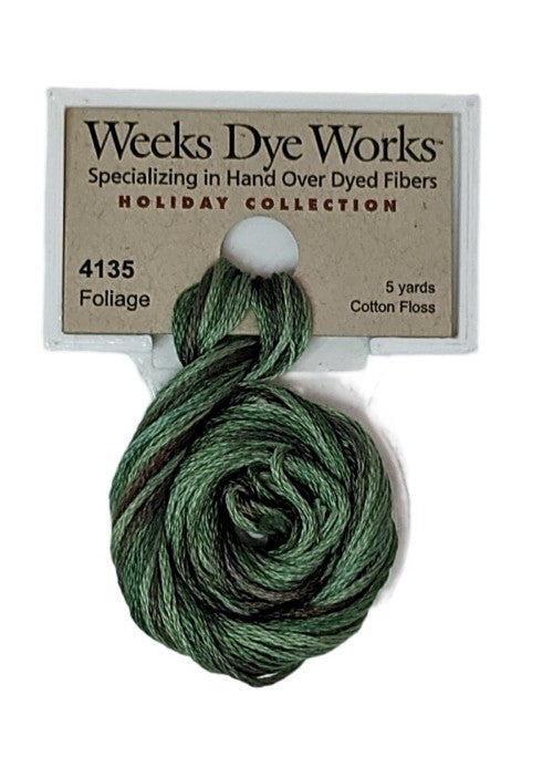 4135 Foliage | Weeks Dye Works 6 Strand Floss