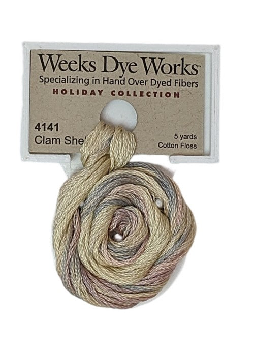 4141 Clam Shell | Weeks Dye Works 6 Strand Floss