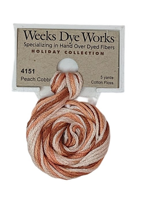 4151 Peach Cobbler | Weeks Dye Works 6 Strand Floss