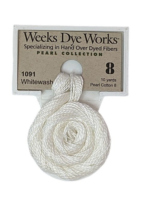 1091-Whitewash | Weeks Dye Works Pearl Cotton #8
