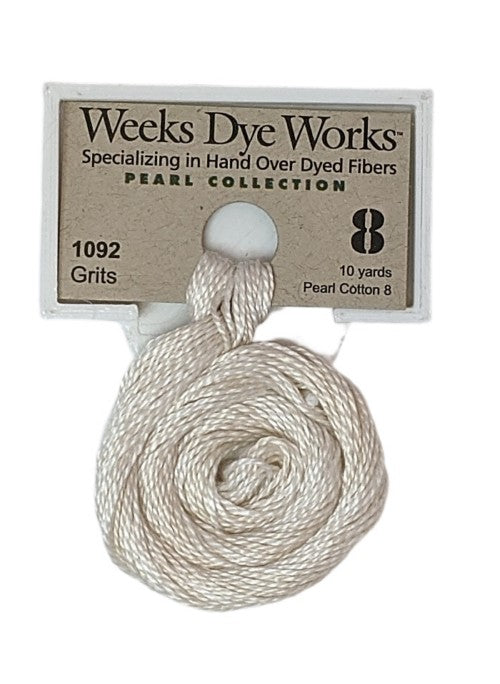 1092-Grits | Weeks Dye Works Pearl Cotton #8