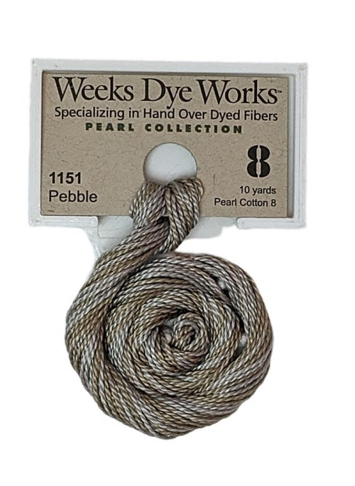 1151-Pebble | Weeks Dye Works Pearl Cotton #8