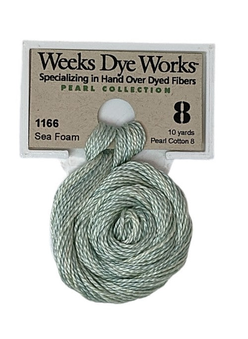 1166 Sea Foam | Weeks Dye Works Pearl Cotton #8
