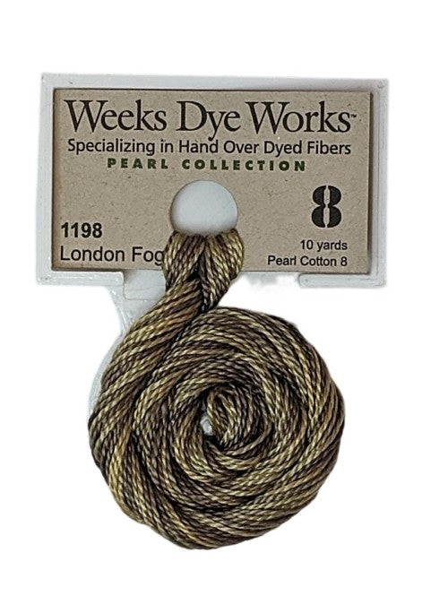 1198 London Fog | Weeks Dye Works Pearl Cotton #8