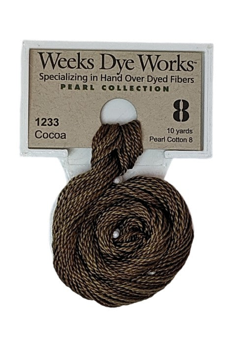1233 Cocoa | Weeks Dye Works Pearl Cotton #8