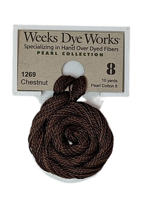 1269 Chestnut | Weeks Dye Works Pearl Cotton #8