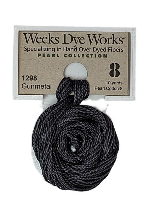 1298 Gunmetal | Weeks Dye Works Pearl Cotton #8
