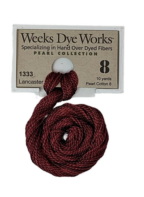 1333 Lancaster Red | Weeks Dye Works Pearl Cotton #8