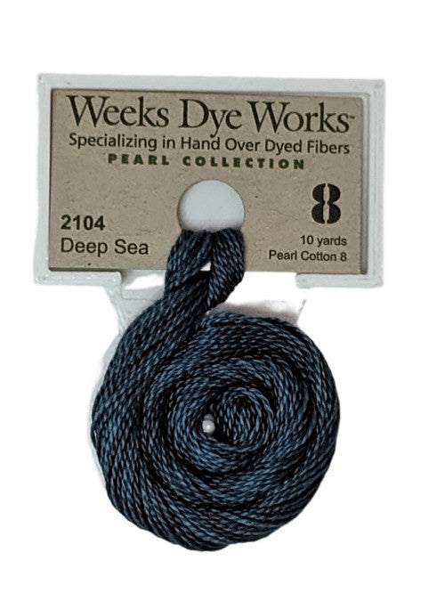 2104 Deep Sea | Weeks Dye Works Pearl Cotton #8