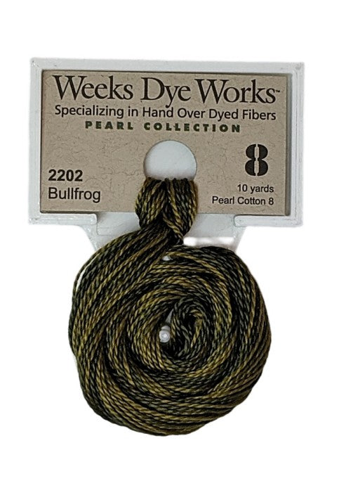 2202 Bullfrog | Weeks Dye Works Pearl Cotton #8