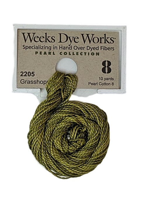 2205 Grasshopper | Weeks Dye Works Pearl Cotton #8