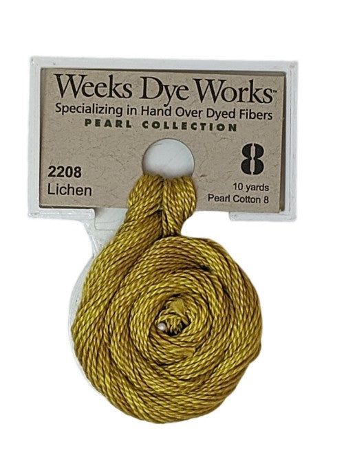 2208 Lichen | Weeks Dye Works Pearl Cotton #8
