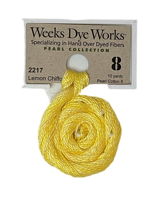 2217 Lemon Chiffon | Weeks Dye Works Pearl Cotton #8