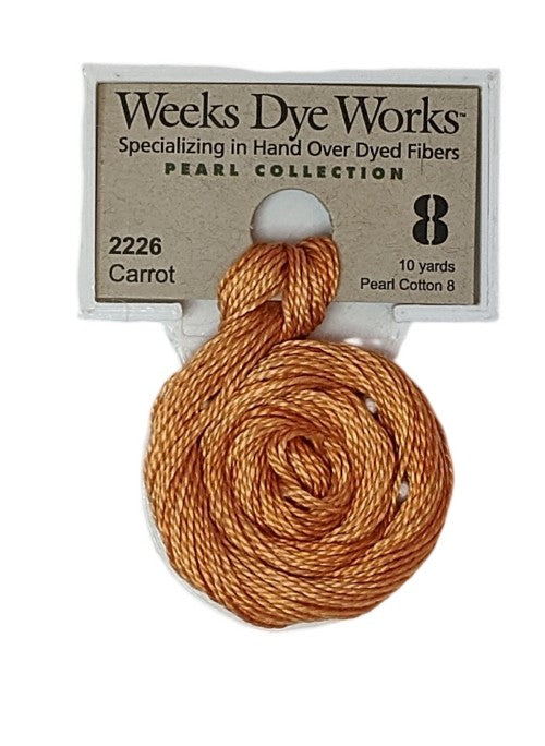 2226 Carrot | Weeks Dye Works Pearl Cotton #8