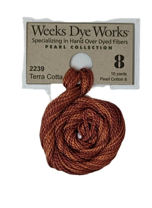 2239 Terra Cotta | Weeks Dye Works Pearl Cotton #8